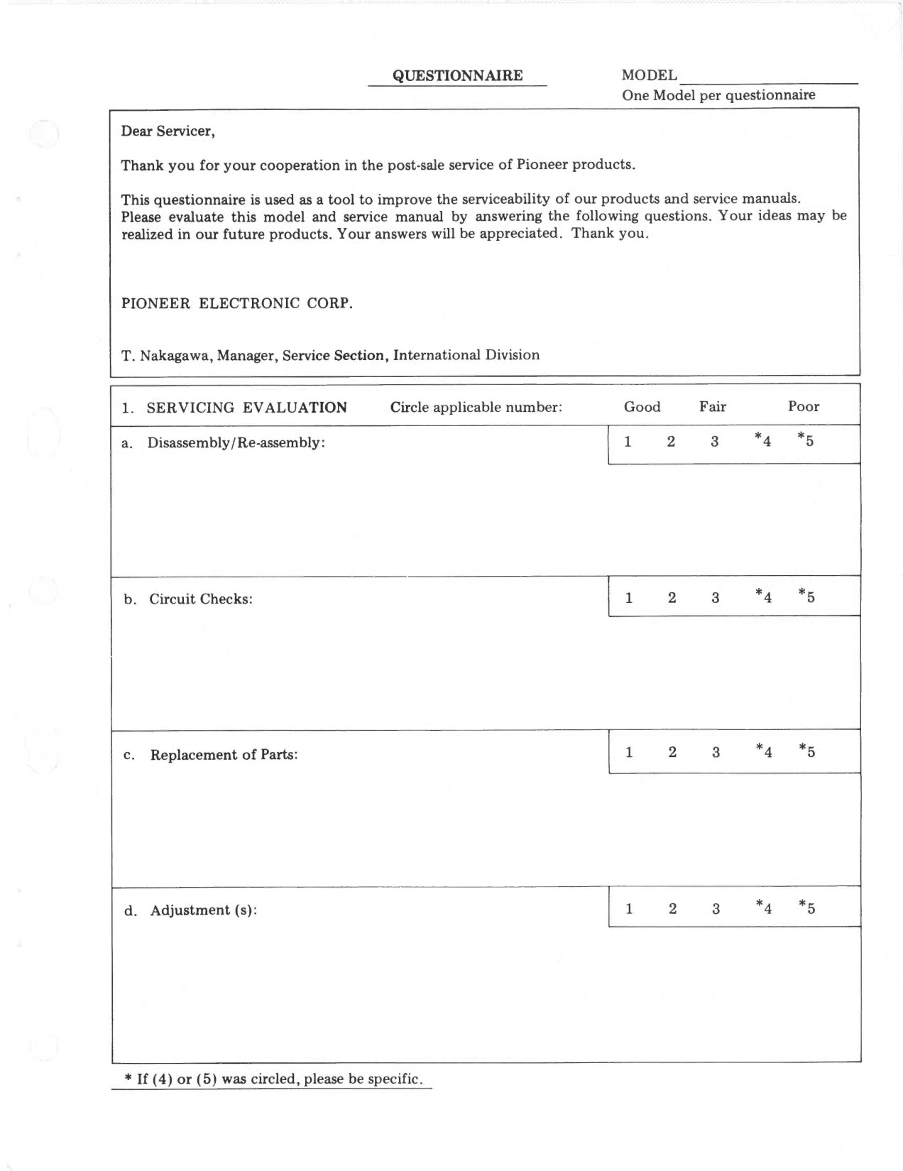 Pioneer PL-X300 Turntable Service Manual (Pages: 41)