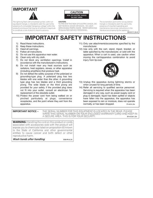 Pioneer PRO101FD Projector Operating Manual