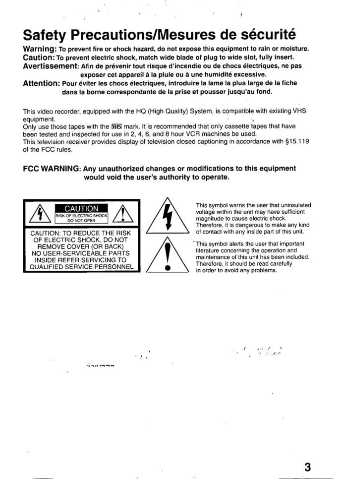 Panasonic PVC1320 PVC1330 PVC1340 Projector Operating Manual