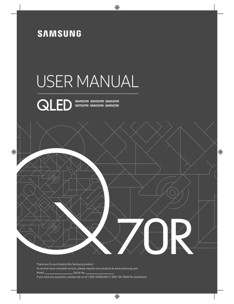 Samsung QN55Q70RAFOM TV Operating Manual