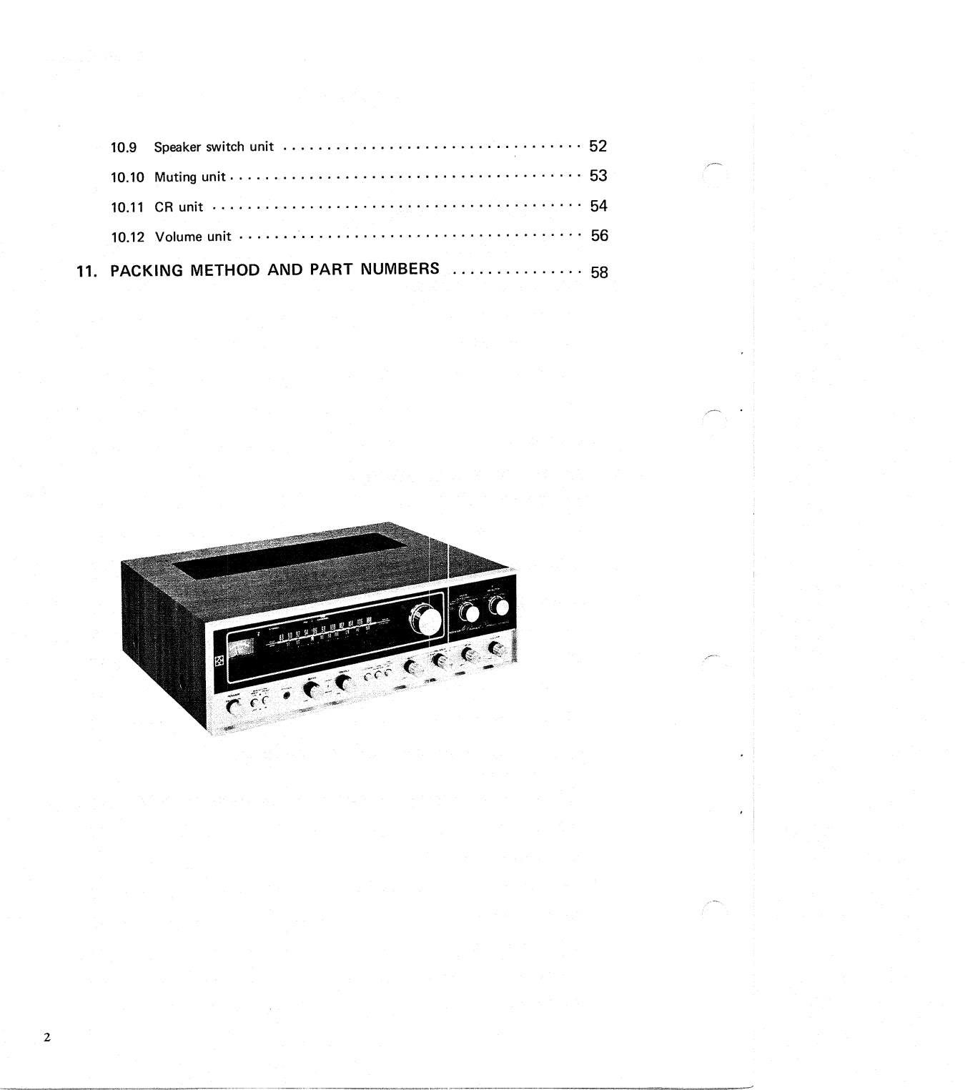 Pioneer QX-4000 Four-Channel Receiver Service Manual (Pages: 58)