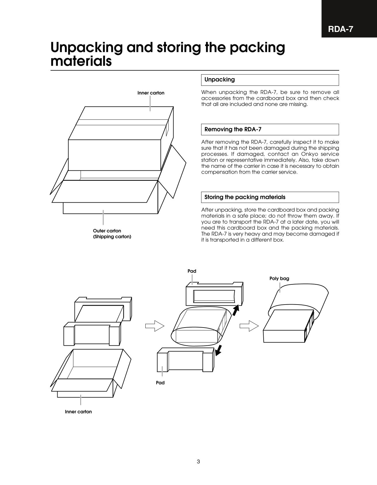 Integra RDA-7 Seven Channel Amplifier Service Manual (Pages: 28)