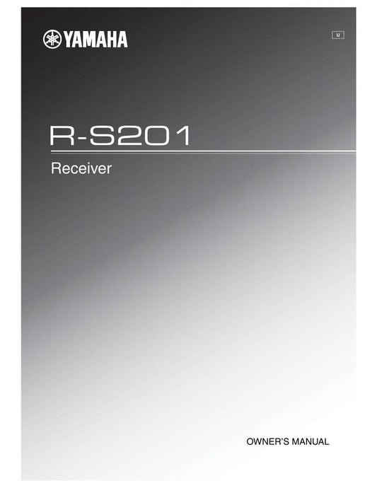 Yamaha RAX30 Audio System Operating Manual