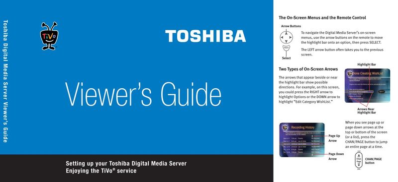 Toshiba RSTX20 RSTX60 Consumer Electronics Operating Manual