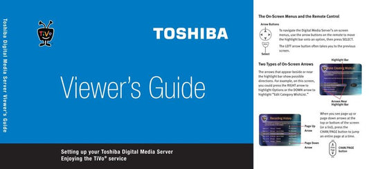 Toshiba RSTX20 RSTX60 Consumer Electronics Operating Manual