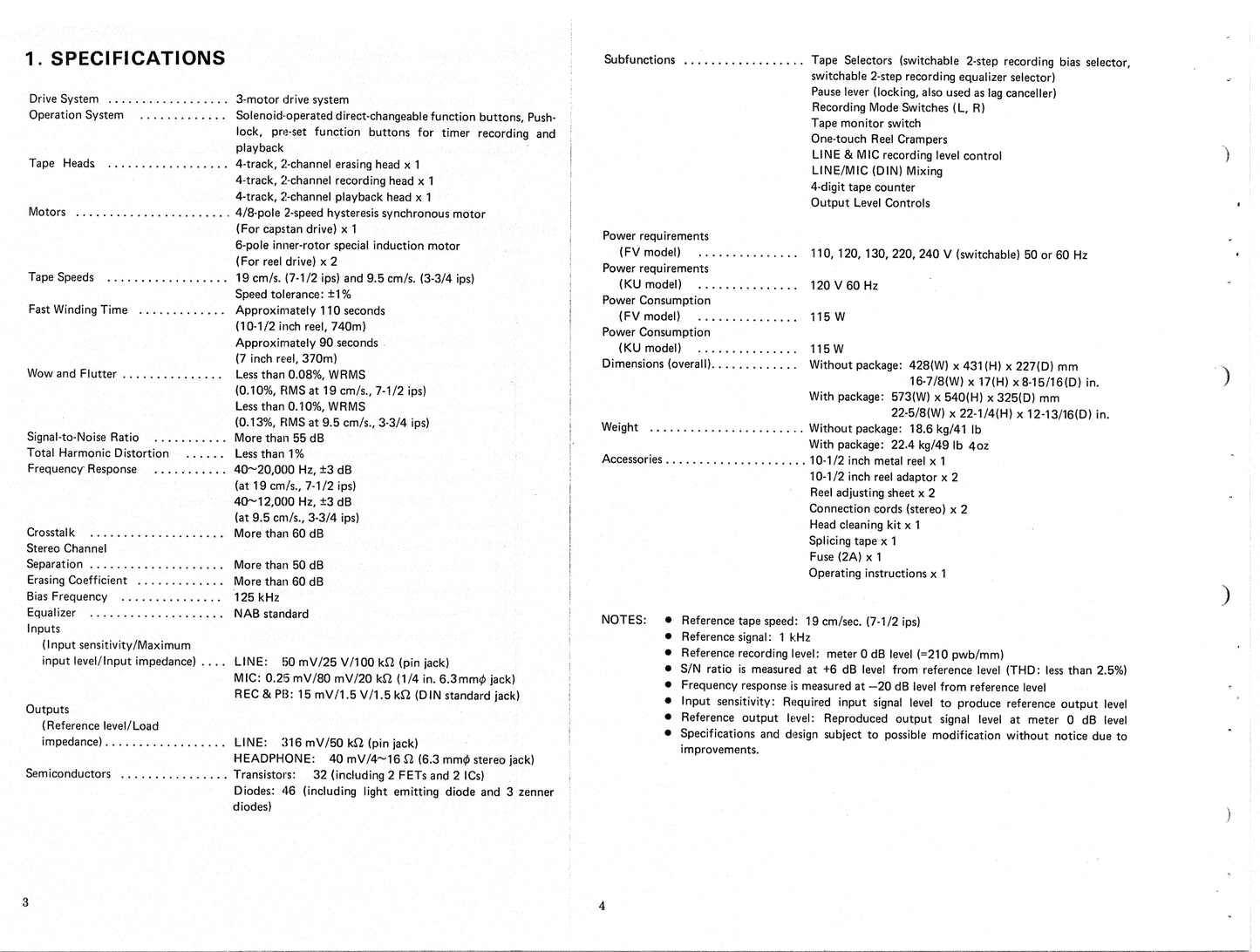 Pioneer RT-1011L Stereo Cassette Tape Deck Service Manual (Pages: 68)