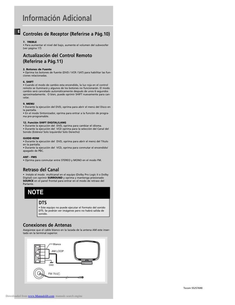 RCA RTDVD1 DVD Player Operating Manual