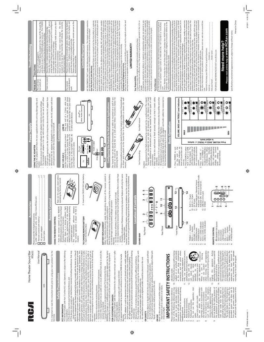 RCA RTS635 Universal Remote Control Operating Manual