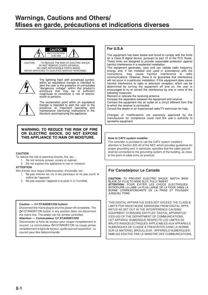 JVC RX7030VBK RX7032VSL RX8030VBK Audio/Video Receiver Operating Manual