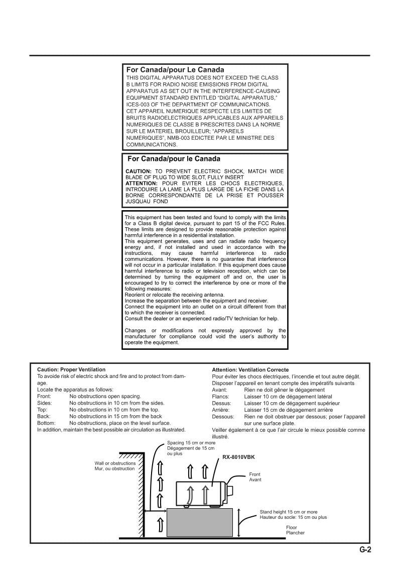 JVC RX8010VBK Audio/Video Receiver Operating Manual