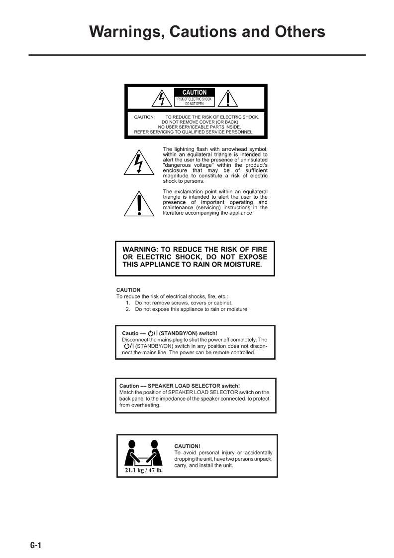 JVC RXDP9VBK Audio/Video Receiver Operating Manual