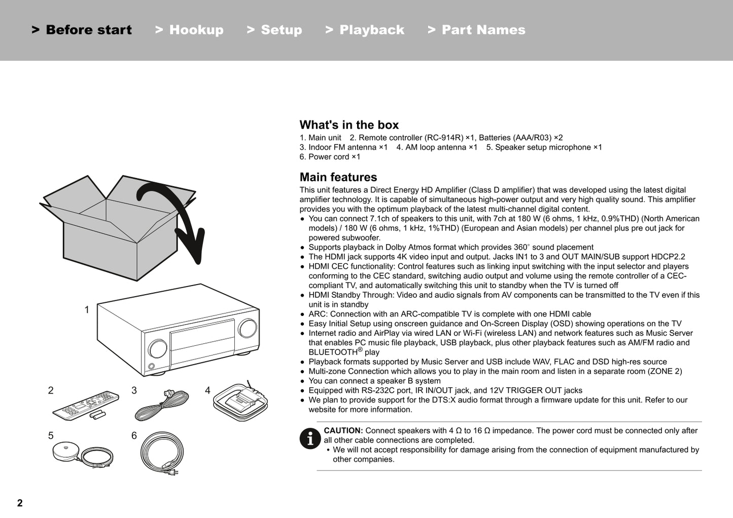 Pioneer SC-LX501 Receiver Owner/ User Manual (Basic) (Pages: 36)