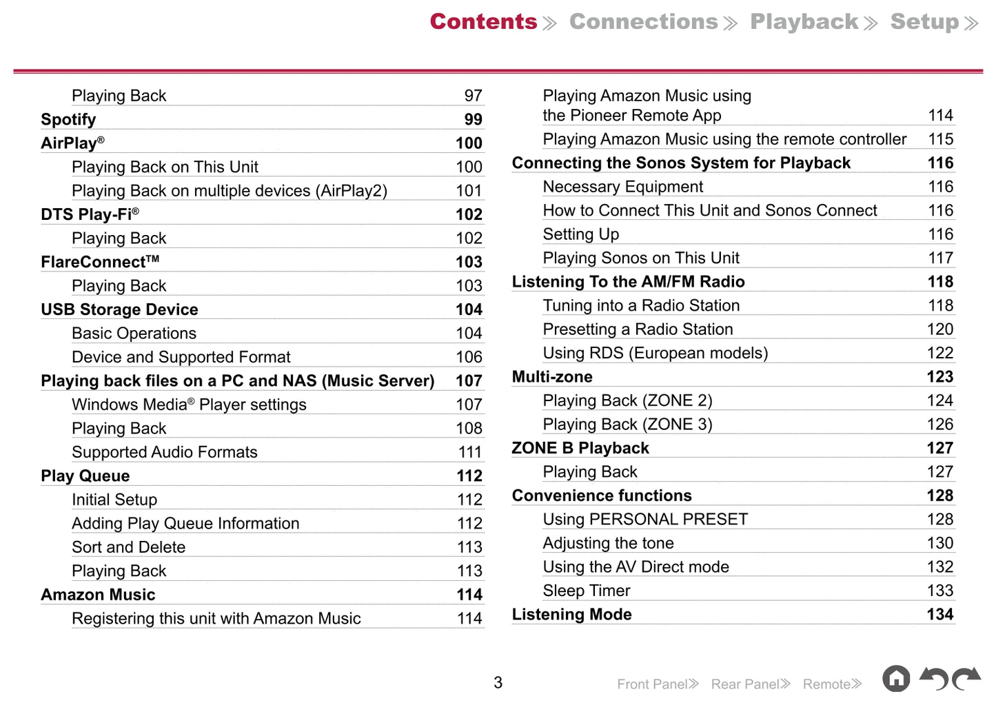 Pioneer SC-LX704 Receiver Owner/ User Manual (Pages: 223)