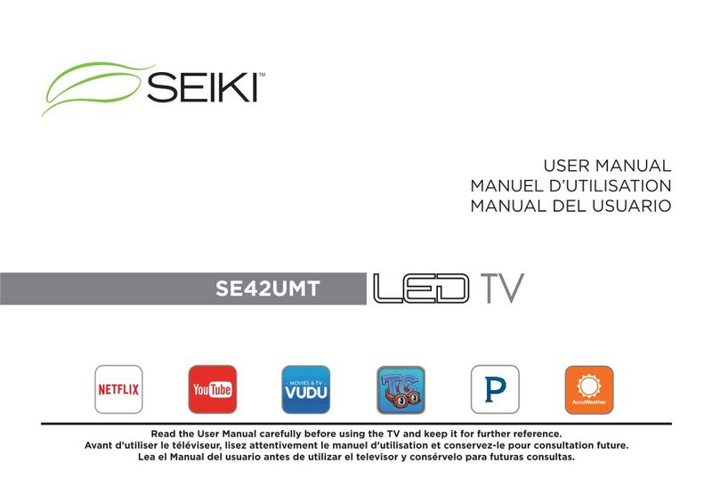 Seiki SE42UMT TV Operating Manual