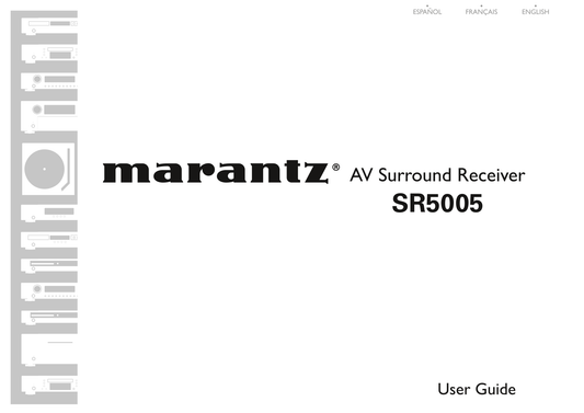 Marantz SR5005 AV Receiver Owner/ User Manual (Pages: 91)