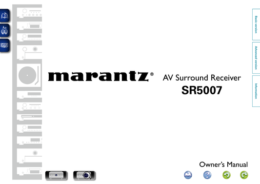 Marantz SR5007 AV Receiver Owner/ User Manual (Pages: 162)