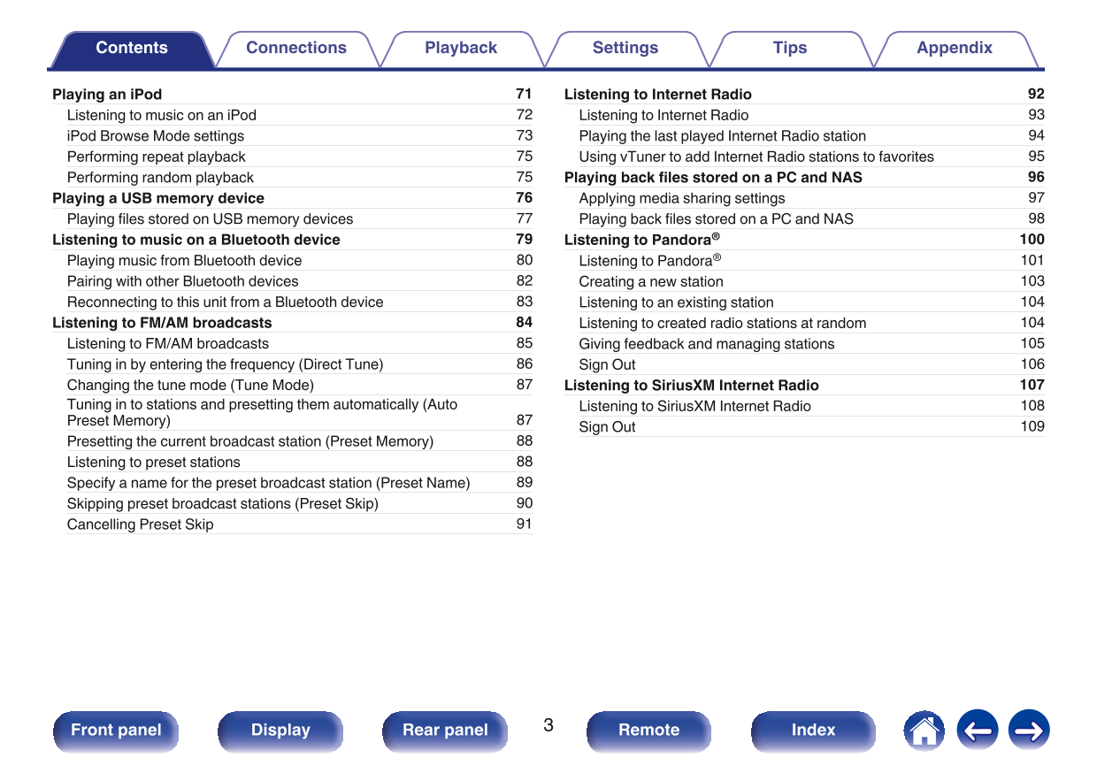 Marantz SR5011 AV Receiver Owner/ User Manual (Pages: 293)