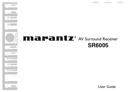 Marantz SR6005 AV Receiver Owner/ User Manual (Pages: 104)