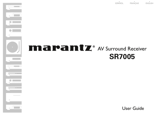 Marantz SR7005 AV Receiver Owner/ User Manual (Pages: 128)