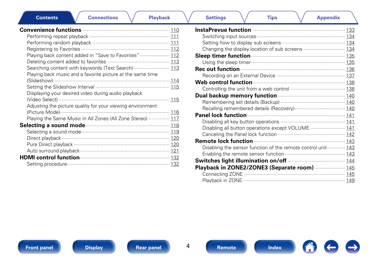 Marantz SR7008 AV Receiver Owner/ User Manual (Pages: 286)