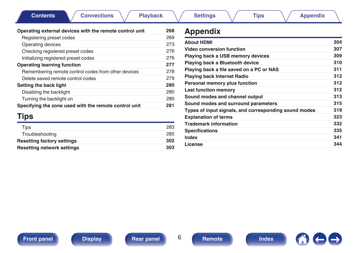 Marantz SR7011 AV Receiver Owner/ User Manual (Pages: 355)