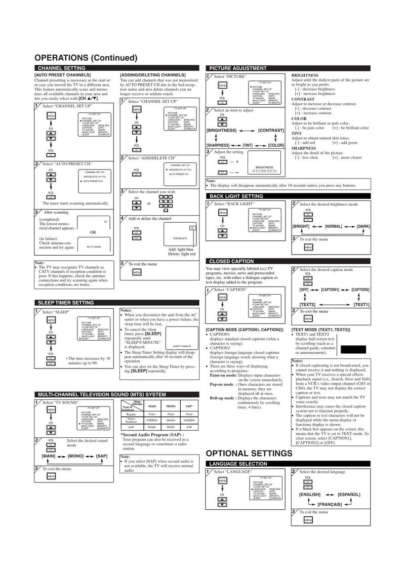 Philips SSL2006 TV Operating Manual