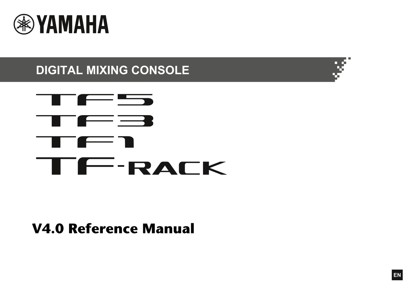 Yamaha TF1, TF2 & TF3 Digital Mixing Console Owner's/ User Manual (Pages: 118)