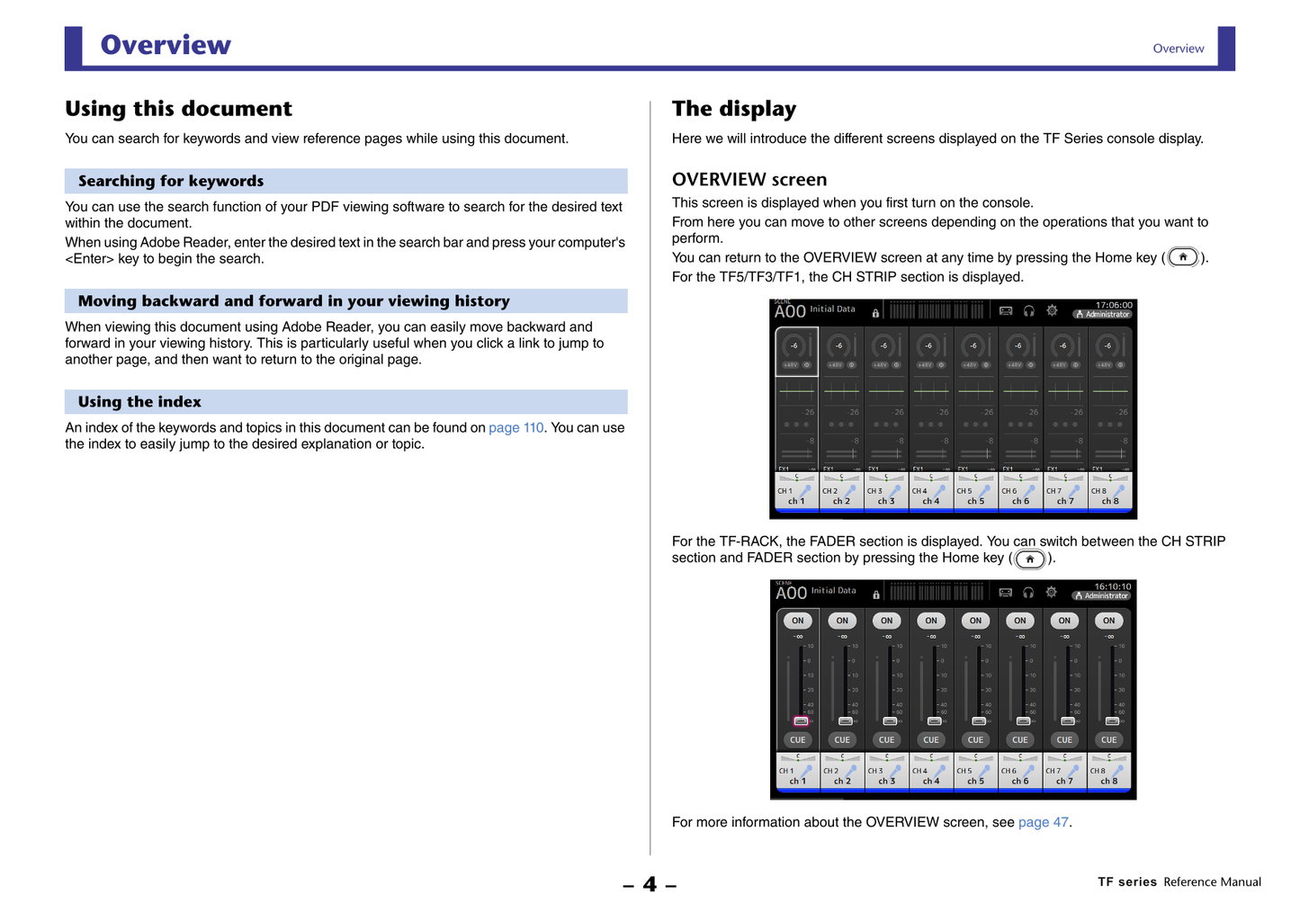 Yamaha TF1, TF2 & TF3 Digital Mixing Console Owner's/ User Manual (Pages: 118)