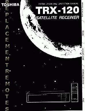 Toshiba TRX120 Consumer Electronics Operating Manual