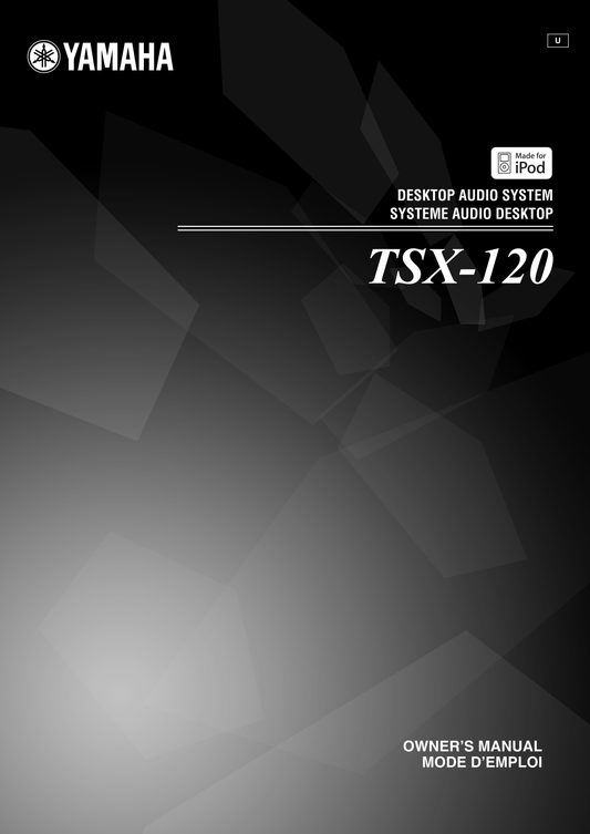 Yamaha TSX-120 Audio System Owner's/ User Manual (Pages: 22)