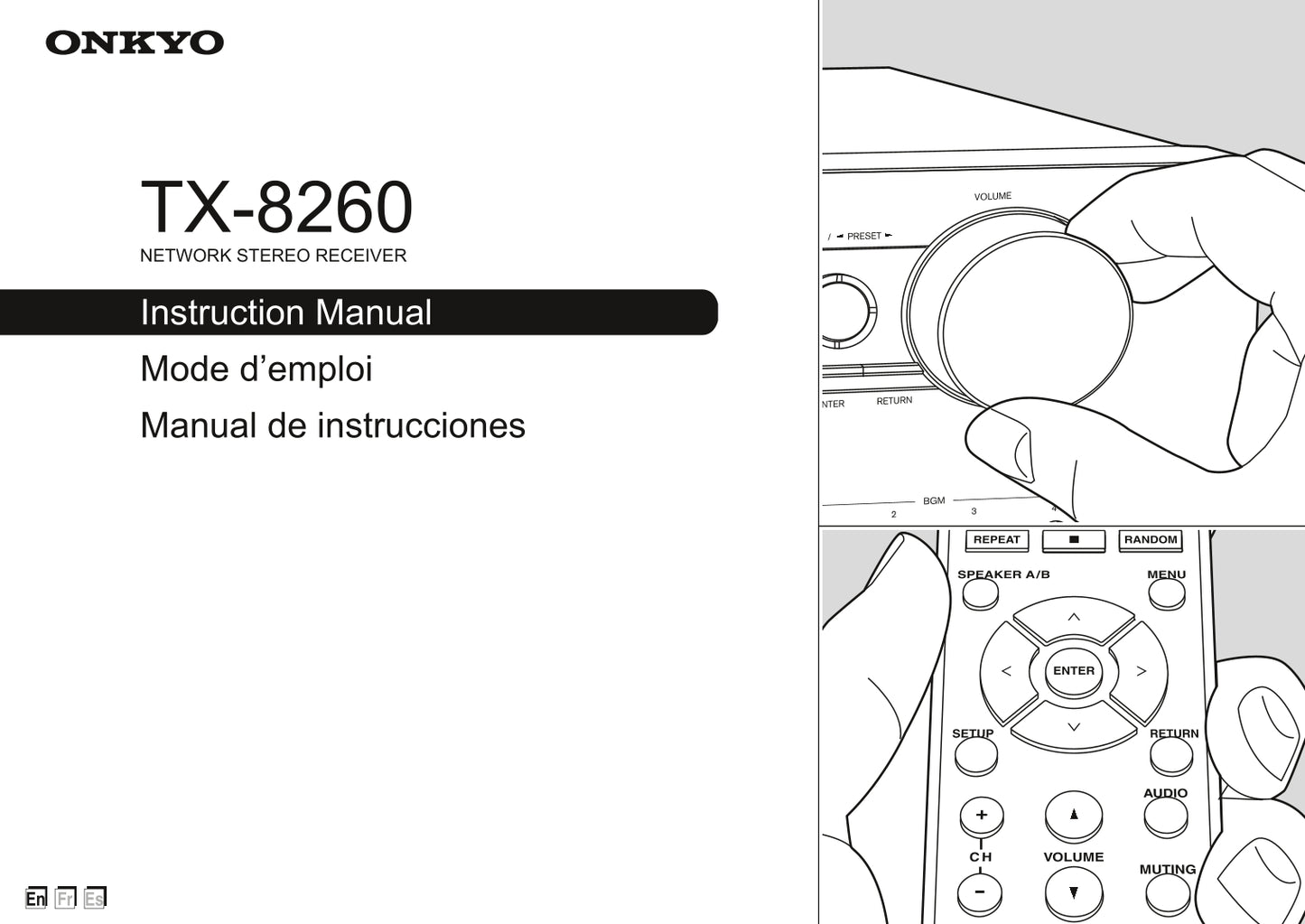 Onkyo TX-8260 Audio Receiver Owner's/ User Manual (Pages: 136)