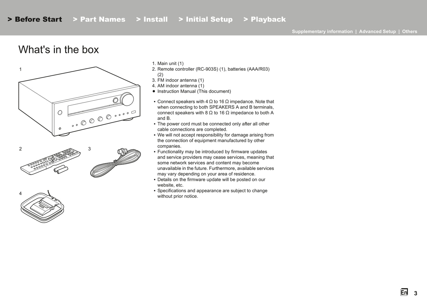 Onkyo TX-8260 Audio Receiver Owner's/ User Manual (Pages: 136)