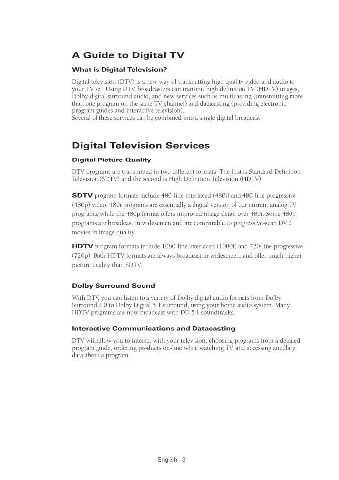 Samsung TXR2779 TV Operating Manual