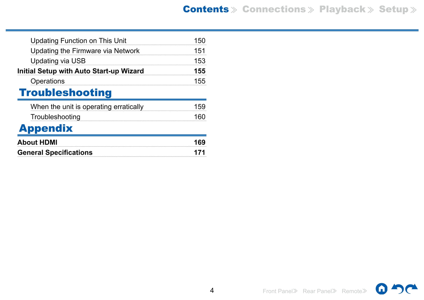 Onkyo TX-RZ730 Audio Receiver Owner's/ User Manual (Pages: 174)