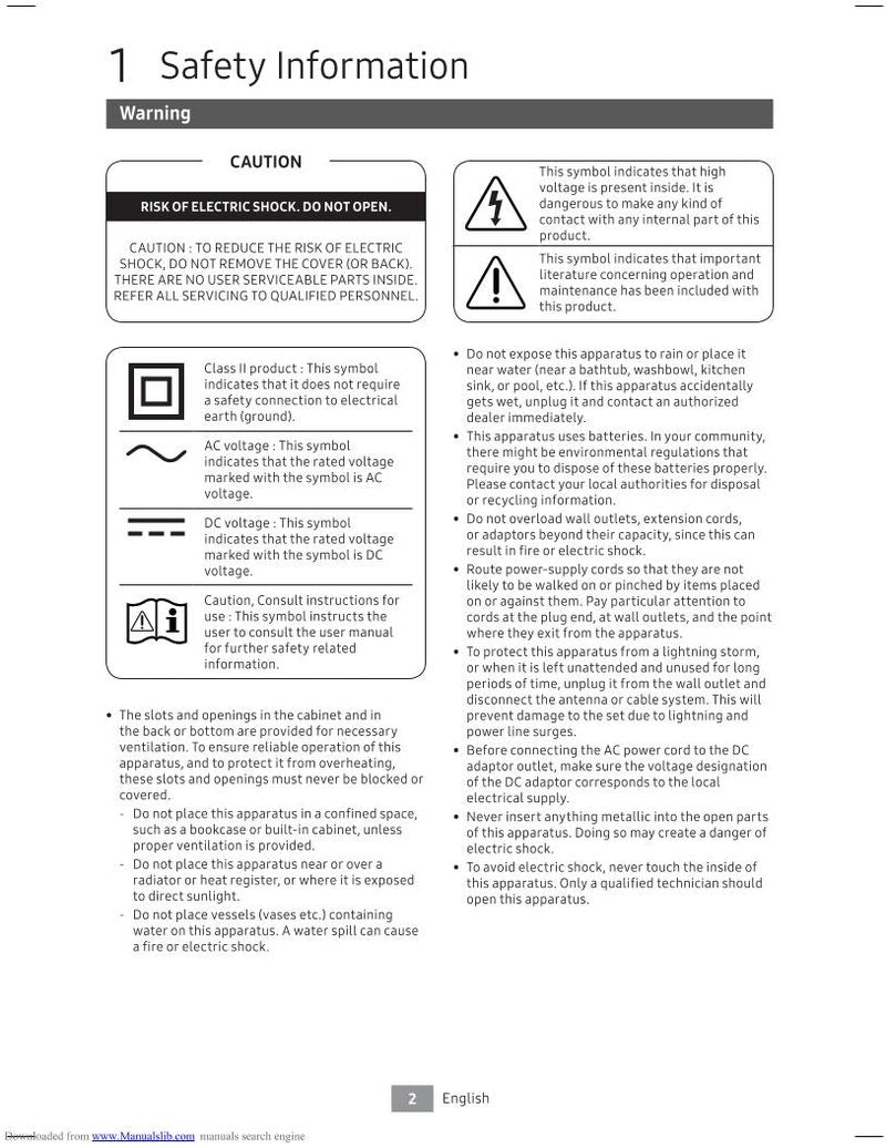 Samsung UBDM9500/ZA Blu-Ray & Home Theater System Operating Manual