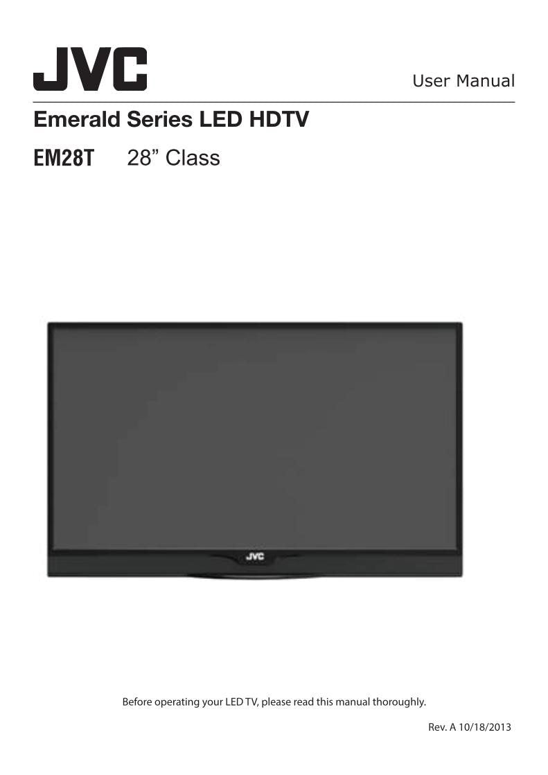 JVC EM28T TV Operating Manual