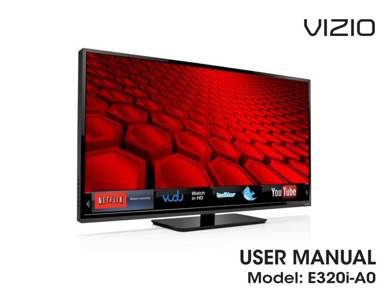 Vizio E3201A0 TV Operating Manual