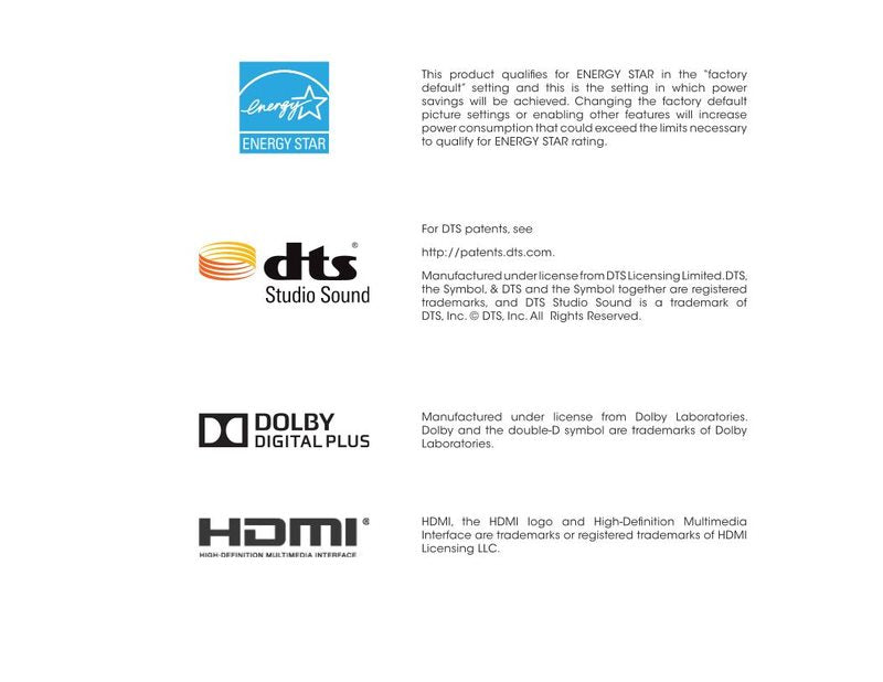 Vizio M602IB3 M702IB3 TV Operating Manual