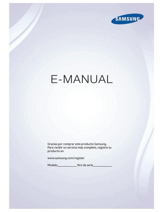 Samsung UN40J520DAFXZA TV Operating Manual