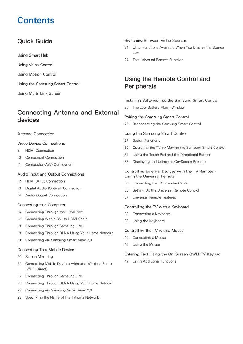 Samsung UN55H6350AFOM TV Operating Manual
