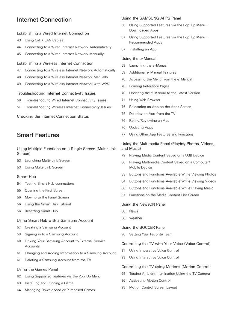 Samsung UN55H6350AFOM TV Operating Manual