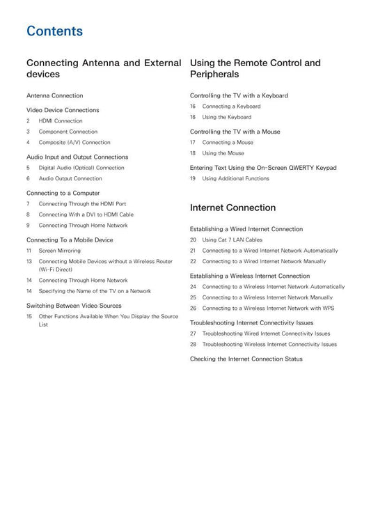 Samsung UN60J6200AFXZAOM TV Operating Manual