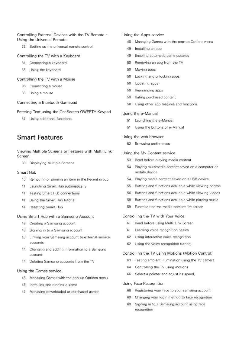 Samsung UN60JU7090FXZA TV Operating Manual