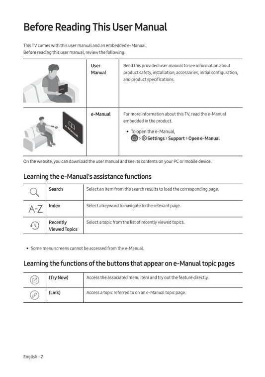 Samsung UN65MU9000F TV Operating Manual