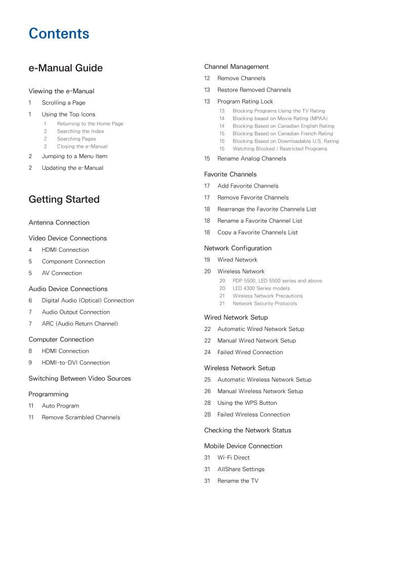 Samsung UN75JU641DFXZA TV Operating Manual