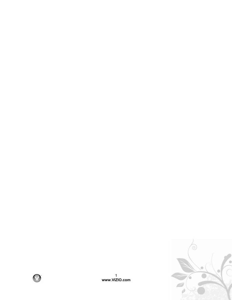 Vizio VA320MOM TV Operating Manual