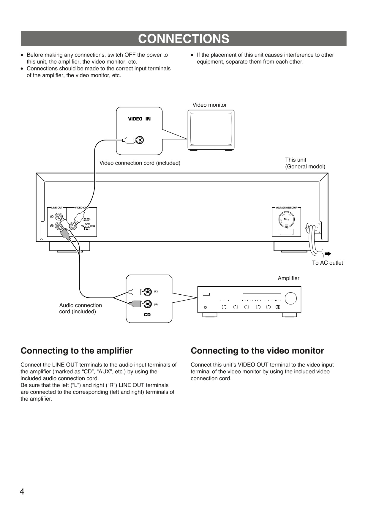 Yamaha VCD-120K CD Player Owner's/ User Manual (Pages: 23)