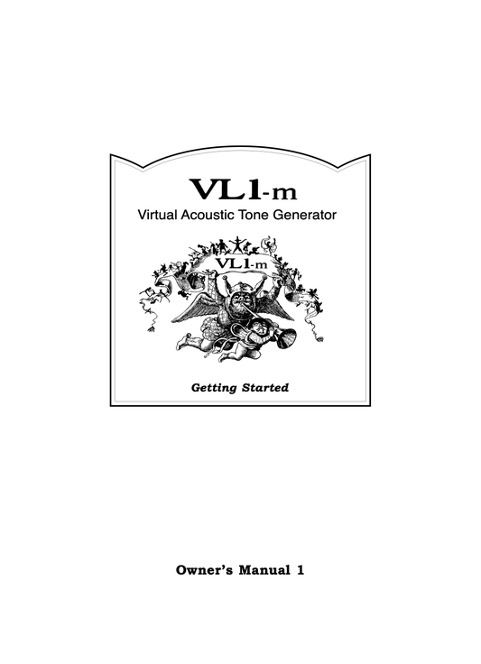 Yamaha VL1-m Virtual Acoustic Tone Generator Owner/ User Manual (Pages: 64)