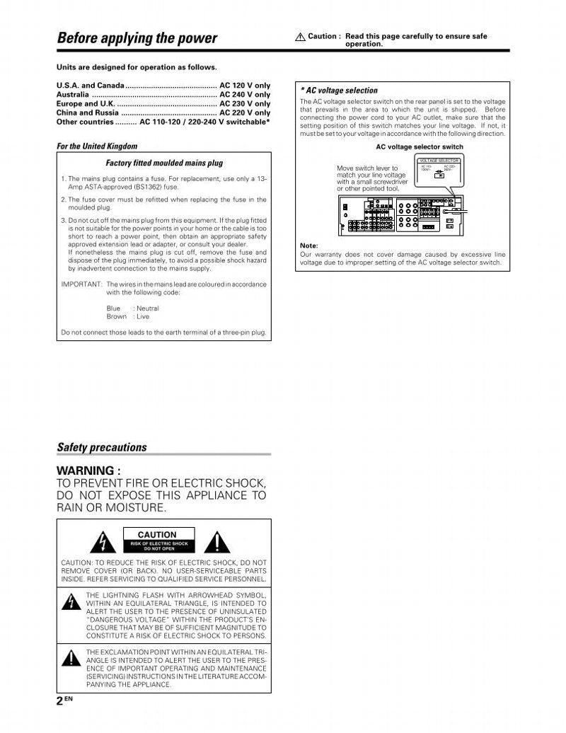 Kenwood KRFX9060D VR6070 Audio System Operating Manual