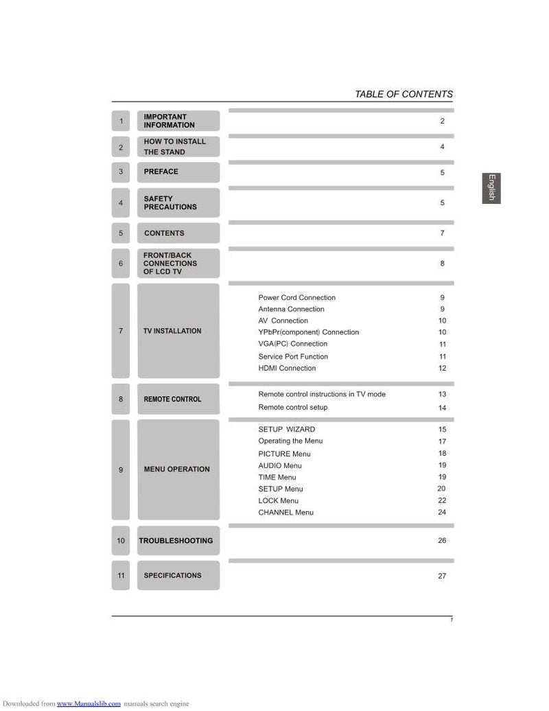 Westinghouse VR5535Z TV Operating Manual